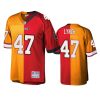 john lynch buccaneers red orange split legacy replica jersey 0a