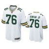 jon runyan jr. packers white game jersey