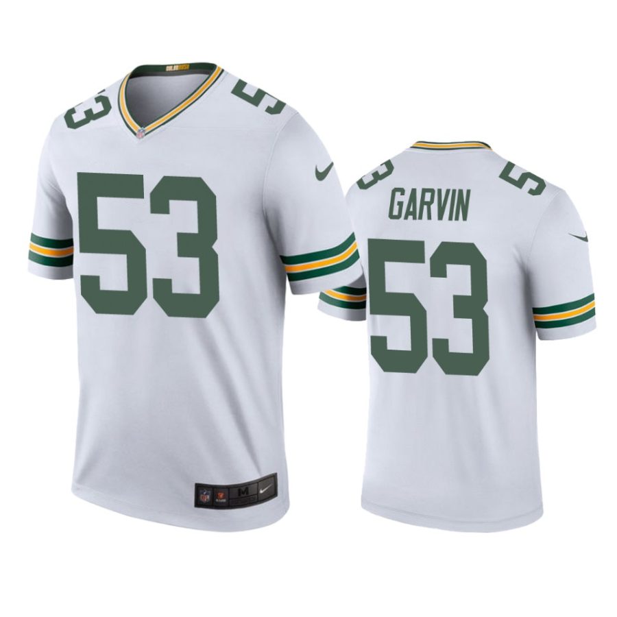 jonathan garvin packers white color rush legend jersey