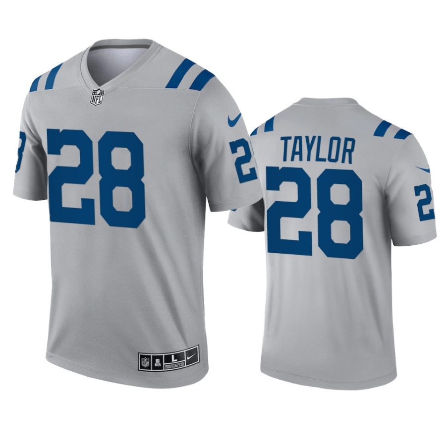 jonathan taylor colts 2021 inverted legend gray jersey