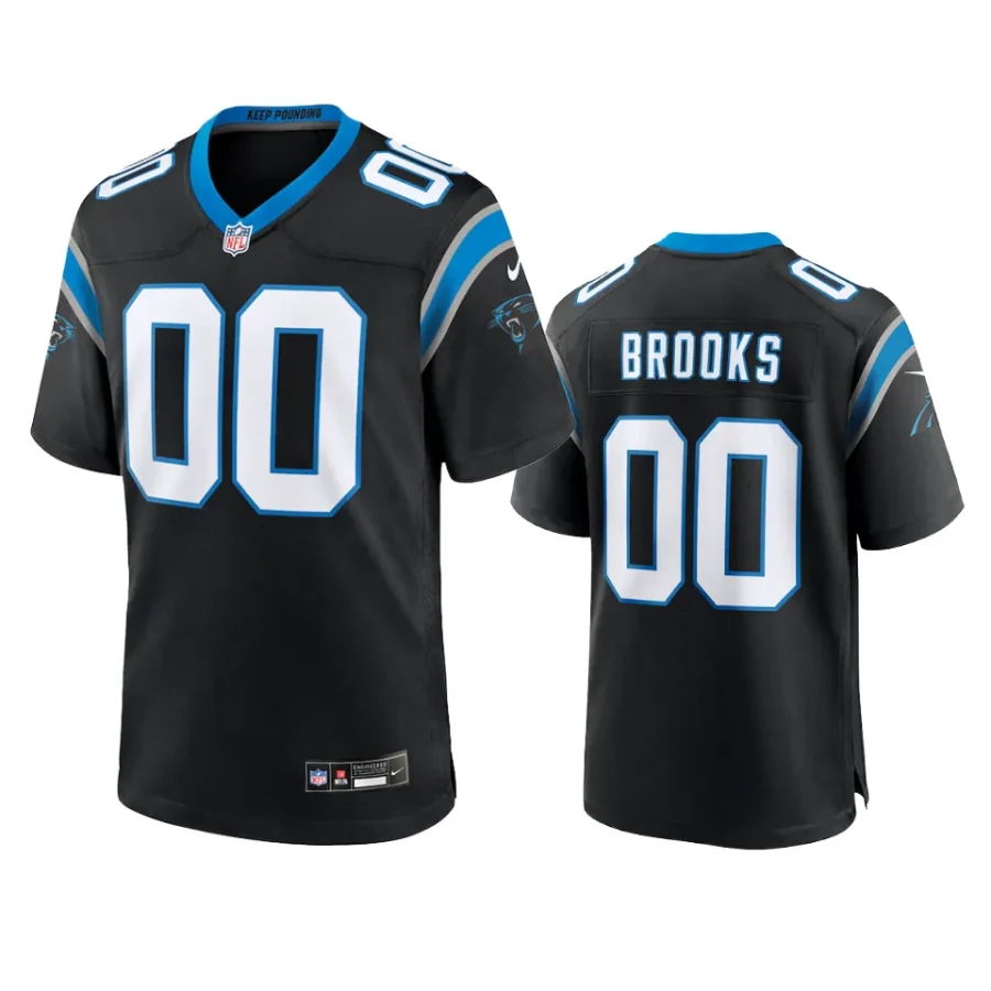 jonathon brooks panthers 2024 nfl draft black jersey