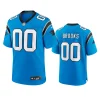 jonathon brooks panthers 2024 nfl draft blue jersey