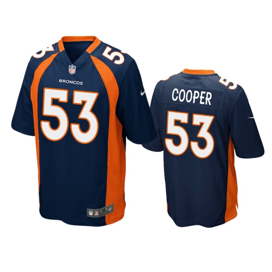 jonathon cooper broncos navy game jersey