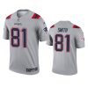 jonnu smith patriots inverted legend gray jersey