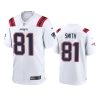 jonnu smith patriots white game jersey