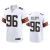 jordan elliott browns white game jersey