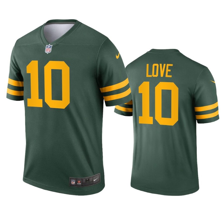 jordan love packers alternate legend green jersey