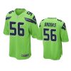 jordyn brooks seahawks neon green game jersey