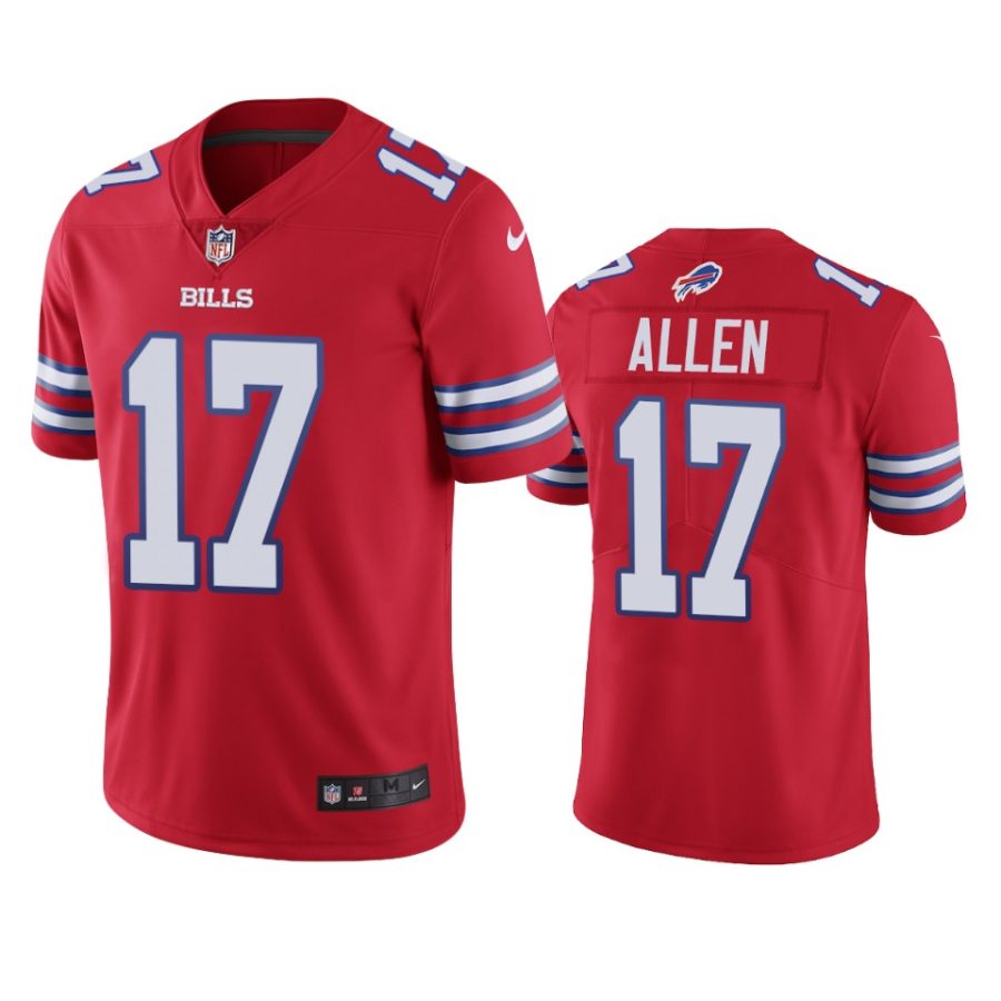 josh allen bills red vapor jersey