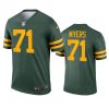 josh myers packers alternate legend green jersey