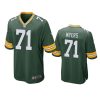 josh myers packers green game jersey