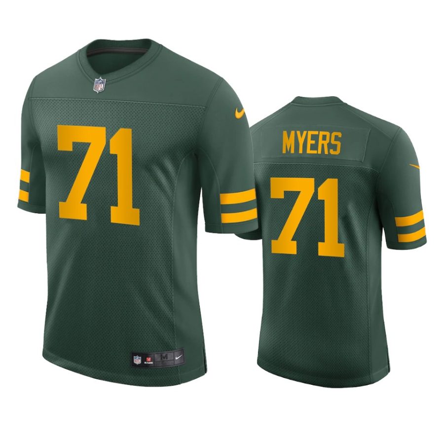 josh myers packers green vapor jersey