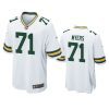 josh myers packers white game jersey