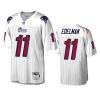 julian edelman patriots white legacy replica retired player jersey