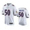 justin houston ravens white game jersey 0a