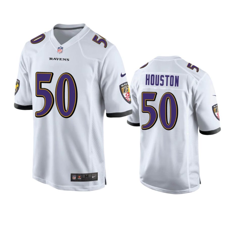 justin houston ravens white game jersey 0a