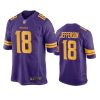 justin jefferson vikings purple alternate game jersey