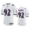 justin madubuike ravens white vapor jersey