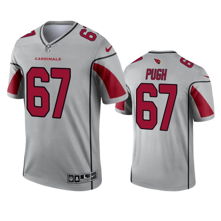 justin pugh cardinals 2021 inverted legend silver jersey