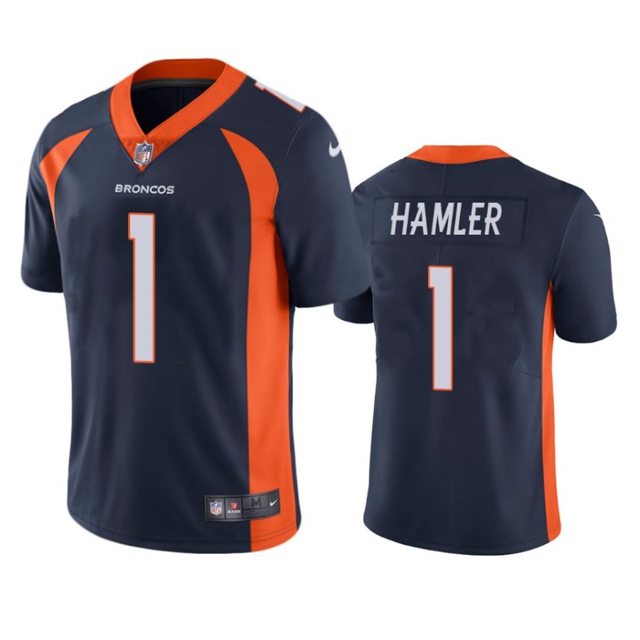 k.j. hamler broncos navy vapor jersey