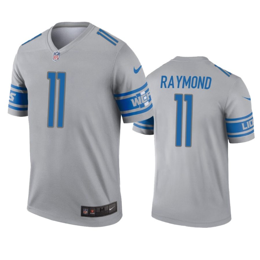 kalif raymond lions inverted legend gray jersey