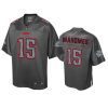 kansas city chiefs patrick mahomes heather charcoal static fashion jersey