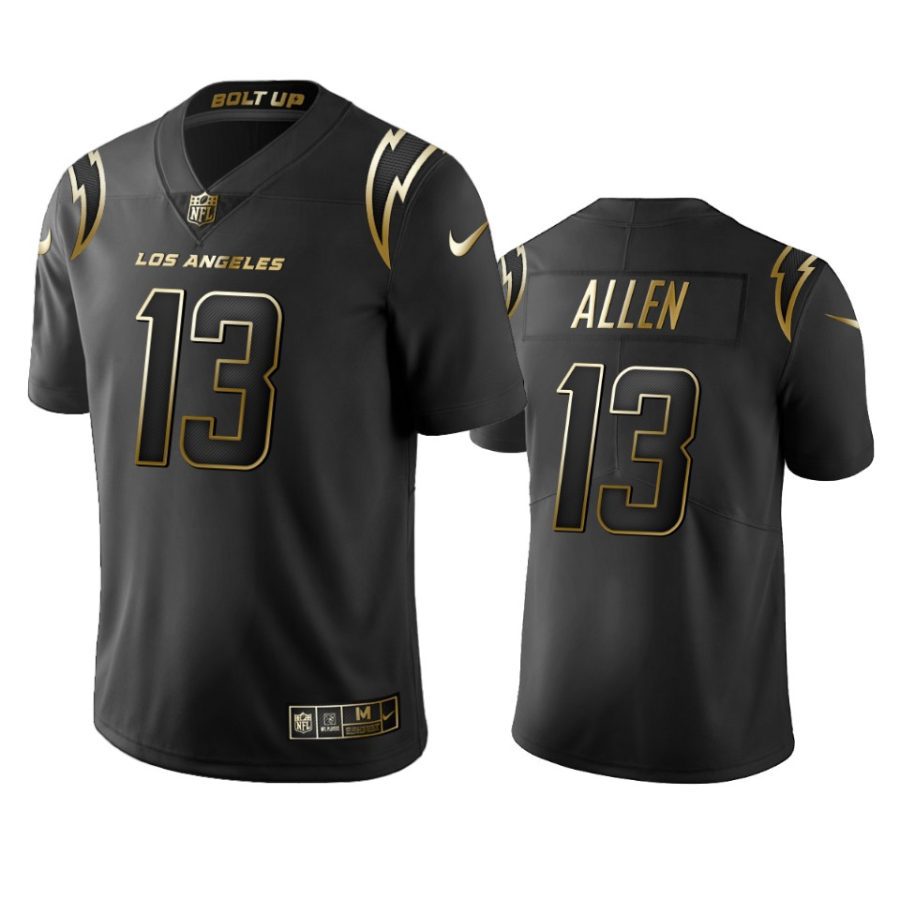 keenan allen chargers black golden limited jersey