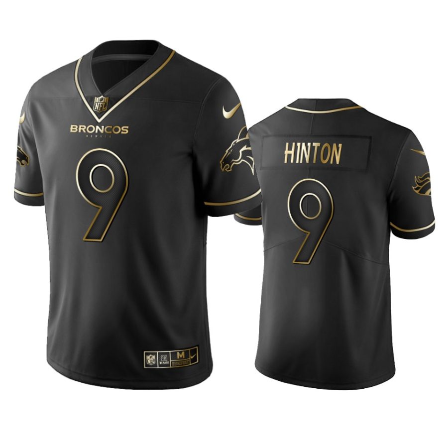 kendall hinton broncos golden edition black jersey