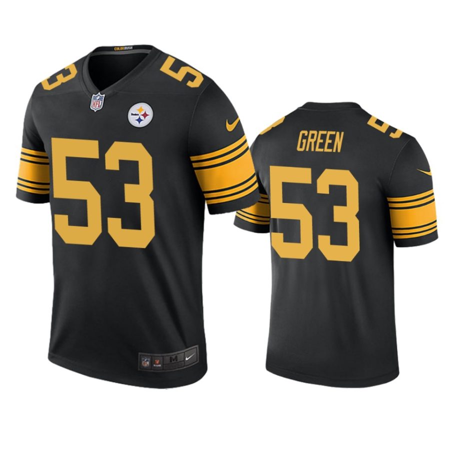 kendrick green color rush legend steelers black jersey