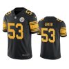 kendrick green steelers color rush limited black jersey