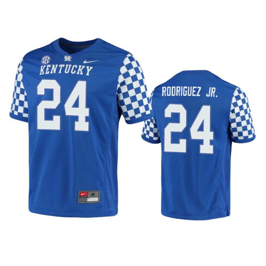 kentucky wildcats chris rodriguez jr. royal game jersey