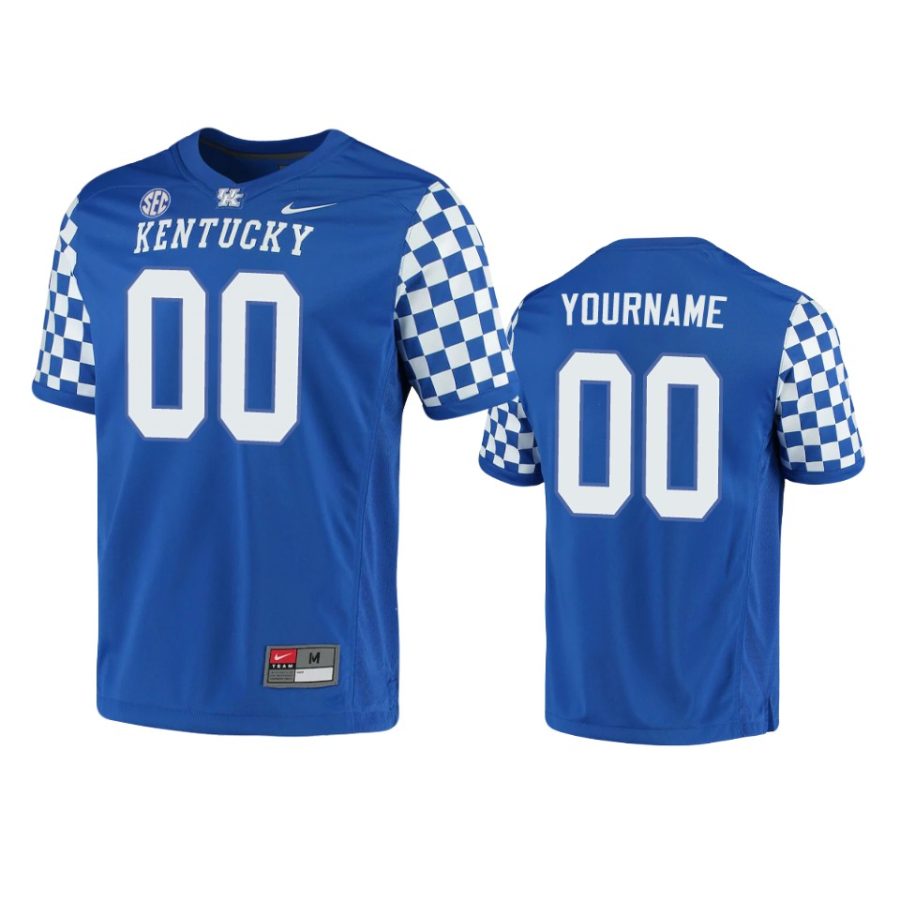 kentucky wildcats custom royal game jersey