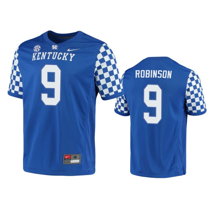 kentucky wildcats davonte robinson royal game jersey