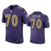 kevin zeitler color rush legend ravens purple jersey