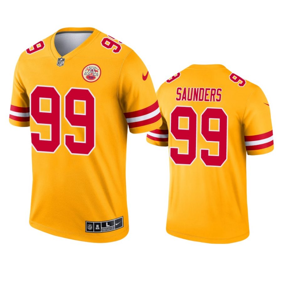 khalen saunders chiefs 2021 inverted legend yellow jersey