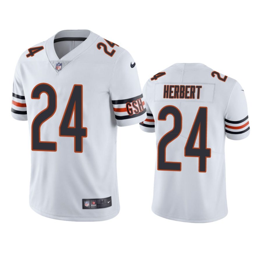 khalil herbert bears white vapor jersey