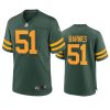 krys barnes packers green alternate game jersey