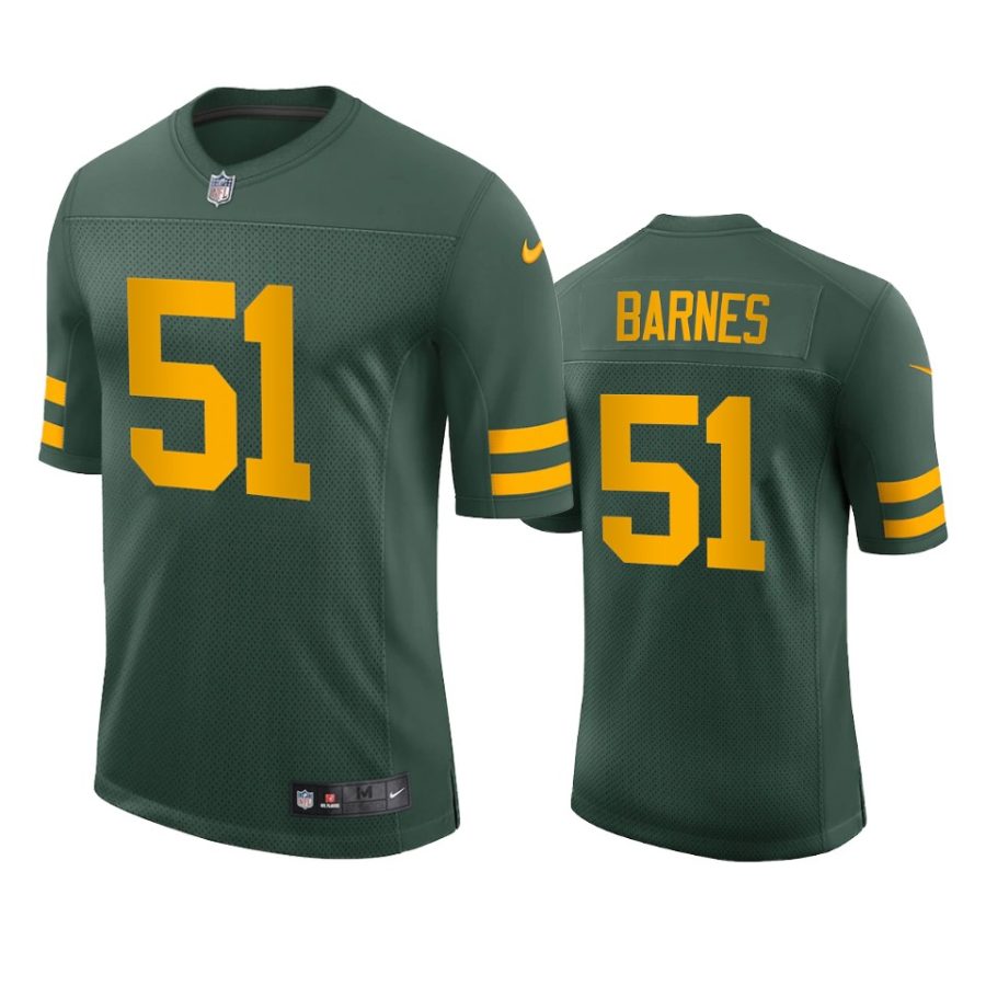 krys barnes packers green vapor jersey