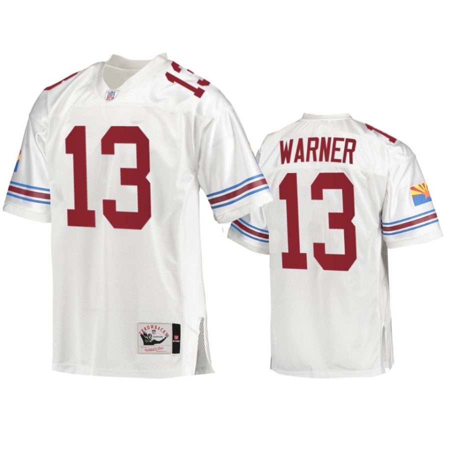 kurt warner cardinals white gridiron classics legacy jersey