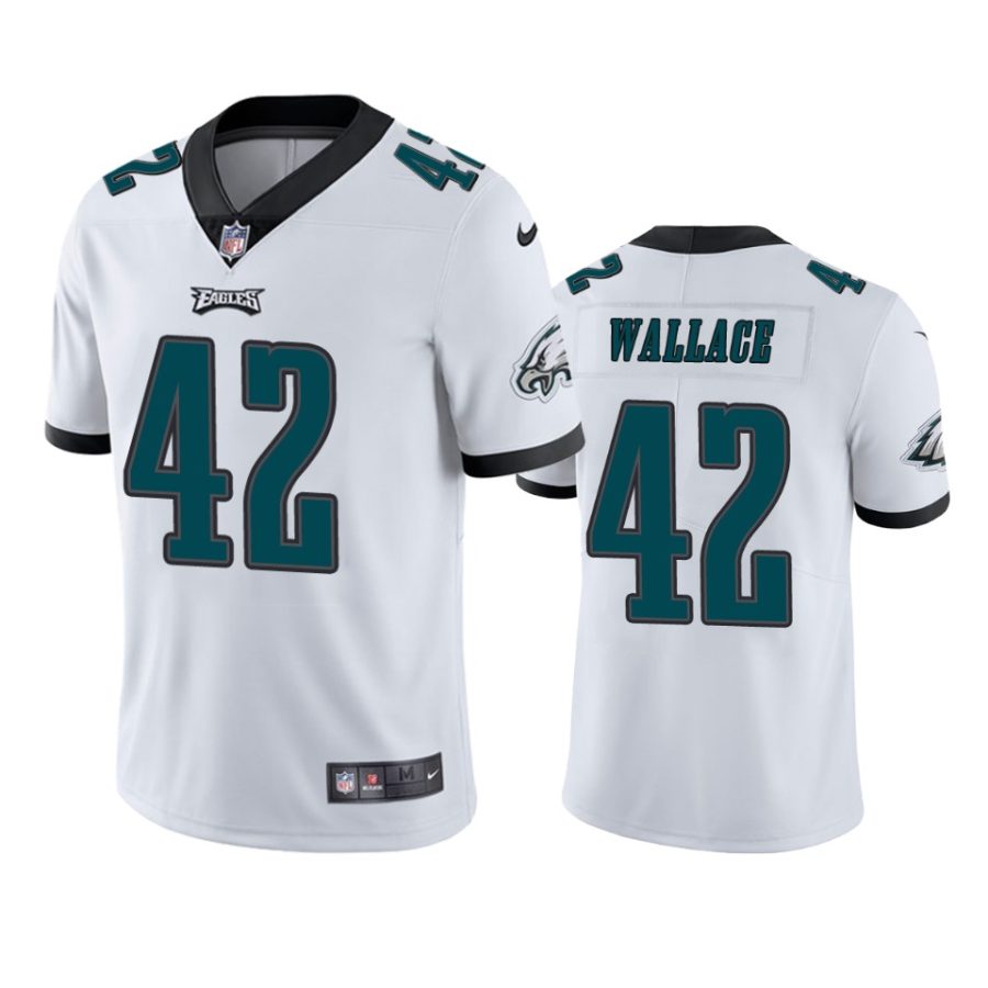 kvon wallace eagles white vapor jersey