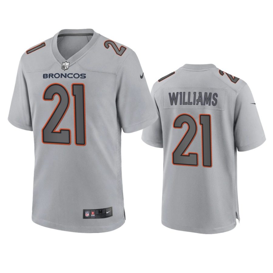 kwaun williams broncos gray atmosphere fashion game jersey