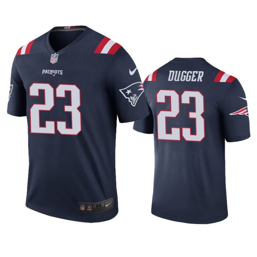 kyle dugger color rush legend patriots navy jersey