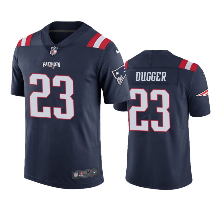 kyle dugger patriots color rush limited navy jersey