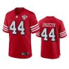 kyle juszczyk 49ers scarlet 75th anniversary jersey