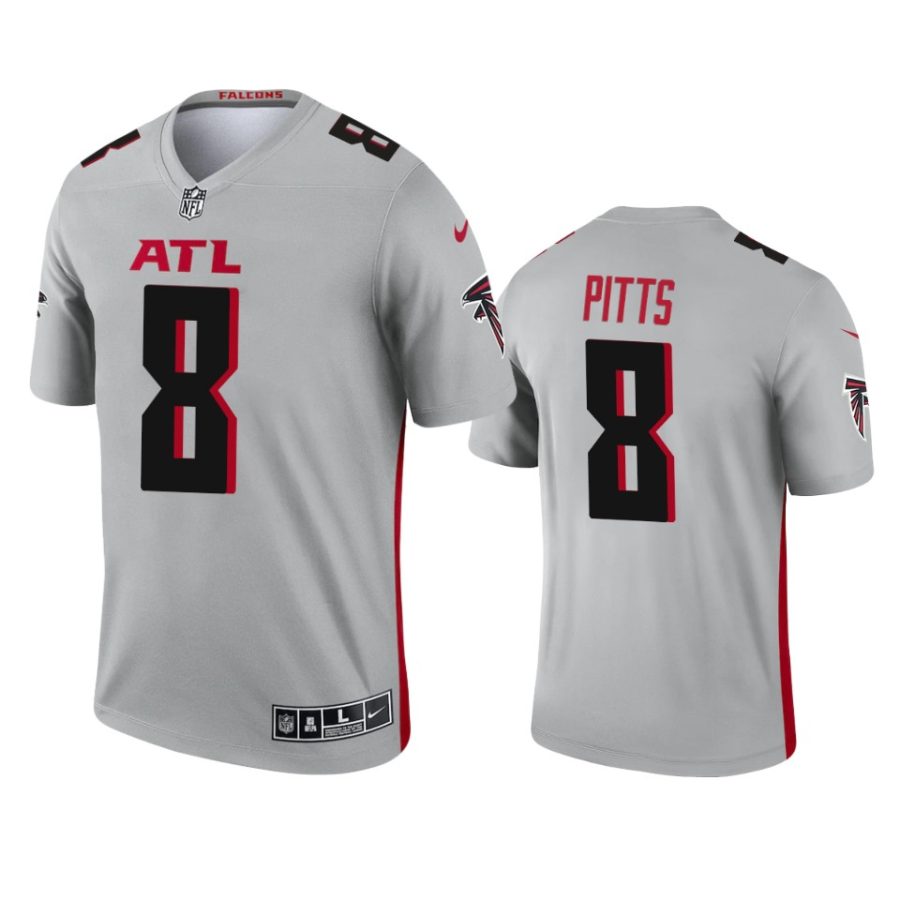 kyle pitts falcons 2021 inverted legend silver jersey