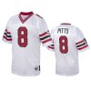 kyle pitts falcons white authentic throwback jersey