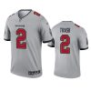 kyle trask buccaneers 2021 inverted legend gray jersey