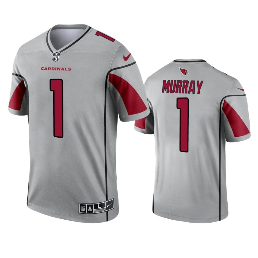 kyler murray cardinals 2021 inverted legend silver jersey