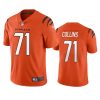 lael collins bengals orange vapor jersey