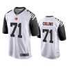 lael collins bengals white alternate game jersey